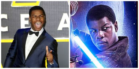 Star Wars actor John Boyega visits kids at Royal London hospital in character