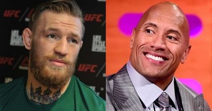 The Rock is clearly a Conor McGregor fan judging by his latest Instagram post