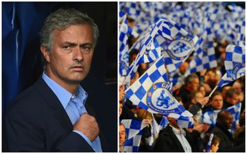 PIC: Chelsea fans show their support for Jose Mourinho with banners at Stamford Bridge