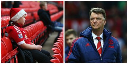 VIDEO: Manchester United fans loudly boo Louis Van Gaal in telling footage