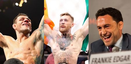 Video: Conor McGregor moving up to lightweight would be ‘suicide’ claims Frankie Edgar’s manager