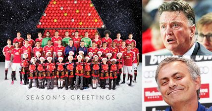 Man United didn’t get a lot of ‘Many Happy Returns’ to their ‘Merry Christmas’ tweet