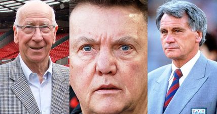 Angry Man United fan accuses Sir Bobby Robson of being very quiet over LVG and Twitter is merciless