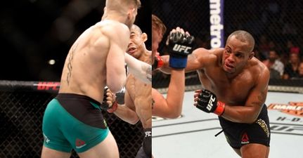 UFC light heavyweight champion Daniel Cormier jokes about being knocked out by Conor McGregor