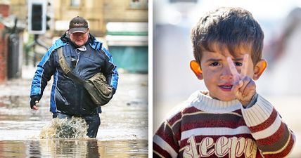 Man affected by floods has truly brilliant response for xenophobic bigots