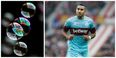 The struggle is real for Dimitri Payet who is frightened of the West Ham bubbles (Video)