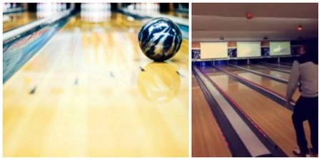 VIDEO: This is what happens when you try to get clever in a bowling alley…