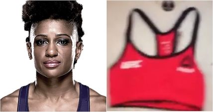 Former UFC strawweight shows serious flaw in Reebok fight bras (Video)