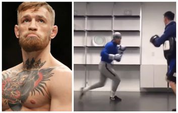 VIDEO: Conor McGregor is looking sharp as he returns to the gym