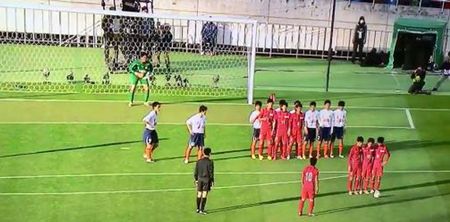 VIDEO: Japanese school’s bizarre free kick routine proves to be very effective