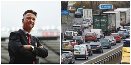 Louis van Gaal thinks United fans left Old Trafford early to miss the traffic