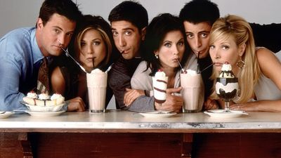 PIC: The cast of Friends gather for the much-anticipated reunion…but someone’s missing