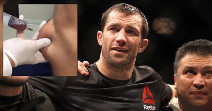 VIDEO: Luke Rockhold getting his elbow fluid drained makes us want to vomit