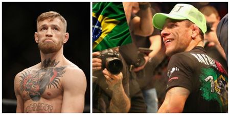 Rafael dos Anjos says Conor McGregor is out of his mind after “traitor” accusations