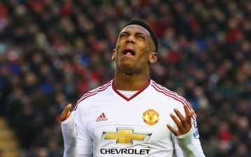 PIC: An unfortunate typo from the BBC was very unkind to Anthony Martial