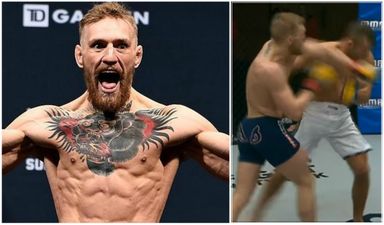 This is what Conor McGregor did to the last man he fought at lightweight (Video)