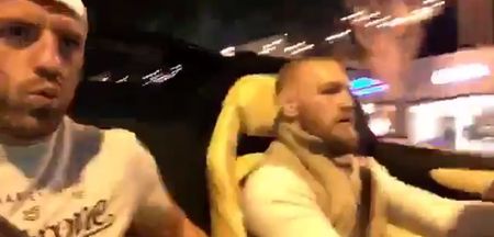 VIDEO: Conor McGregor goes full-throttle through Las Vegas in a Lamborghini Aventador