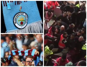 VIDEO: Man City fans involved in post-game clash with West Ham supporters