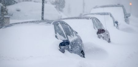 VIDEO: Stunning time lapse shows the extent of the blizzard and snowfall in the US