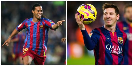 VIDEO: Ronaldinho predicted a teenage Messi would become the greatest footballer ever