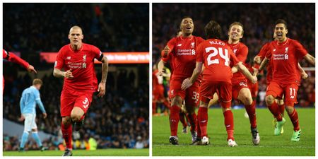 WATCH: Supporter caught Martin Skrtel *really* enjoying Joe Allen’s winning penalty