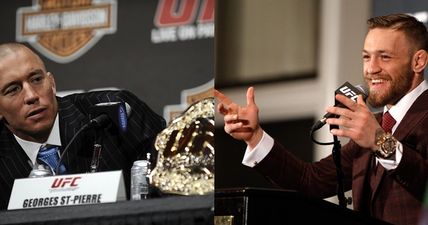 Rafael dos Anjos believes that Conor McGregor behaves like the opposite of Georges St-Pierre