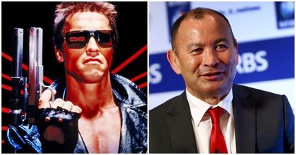 Eddie Jones gets rid of Arnold Scharzenegger quote that made England a laughing stock