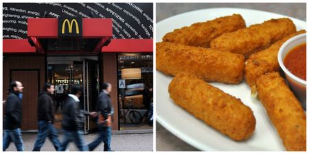 This guy is actually suing McDonald’s over their mozzarella sticks