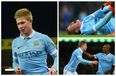 A blow for Man City as Kevin De Bruyne’s injuries appear worse than first thought