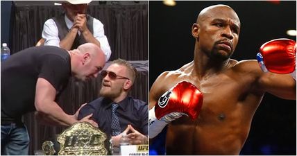 Dana White calls Floyd Mayweather “delusional” over belief that Conor McGregor is proof of racism