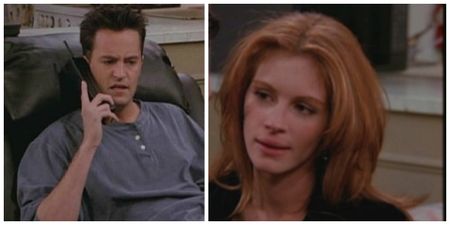 Chandler Bing owes Julia Roberts a call right about now