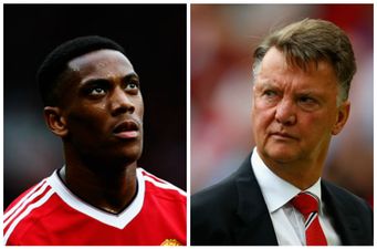 Louis van Gaal critical of man of the match Anthony Martial for slow start against Derby