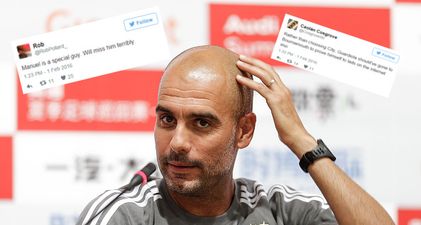 Twitter reacts to Manchester City confirming Pep Guardiola’s arrival