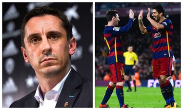 As Gary Neville’s Valencia were thumped by Barca, look what was being shown over on Sky Sports 5