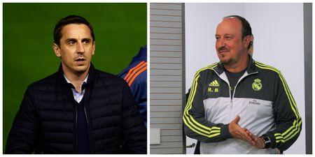 Rafa Benitez is being lined up to replace Gary Neville at Valencia