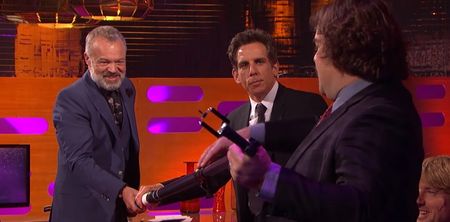 VIDEO: Ben Stiller’s attempted the longest selfie ever on Graham Norton