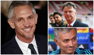 Even Gary Lineker is trolling Louis van Gaal with this Jose Mourinho tweet