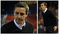 VIDEO: Gary Neville sent to stands for protesting controversial late winner