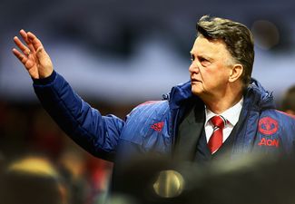 Is this a big hint that Louis van Gaal is expecting to wave goodbye to Manchester United very soon?