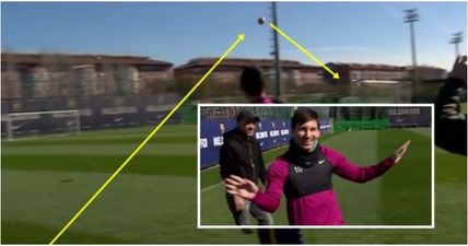 VIDEO: Lionel Messi scored ‘impossible’ goal 20-yards behind the nets