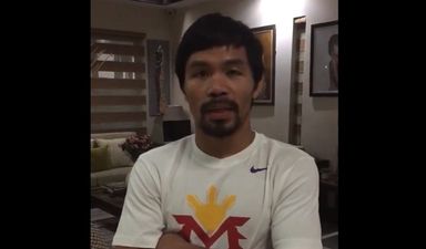 Manny Pacquiao has apologised for making offensive comments about homosexuals