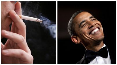 PIC: Barack Obama features in bizarre Russian anti-smoking advert