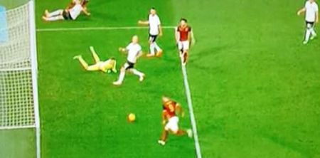 Former Man City striker Edin Dzeko managed to miss this absolute sitter (Video)