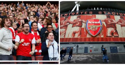 PIC: The Emirates is set for an impressive mosaic display ahead of Barcelona clash