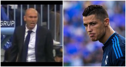 VIDEO: Zinedine Zidane lost his rag when Cristiano Ronaldo missed a penalty