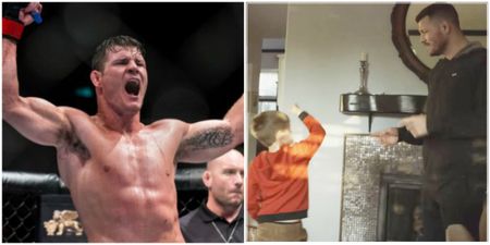 Michael Bisping’s young son trolls him about Anderson Silva fight in UFC Embedded (Video)