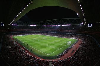 PICS: Fan mosaic at The Emirates looks incredible as Arsenal and Barcelona take to the field