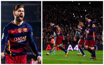 VIDEO: Gerard Pique’s attempt at THAT Lionel Messi penalty didn’t go to plan