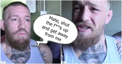 VIDEO: Conor McGregor breaks character to put Jesus reporter firmly in his place