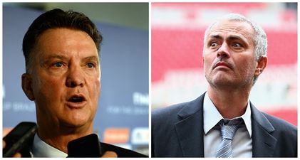 Louis van Gaal appears on Dutch TV and has a rant about Jose Mourinho taking his job